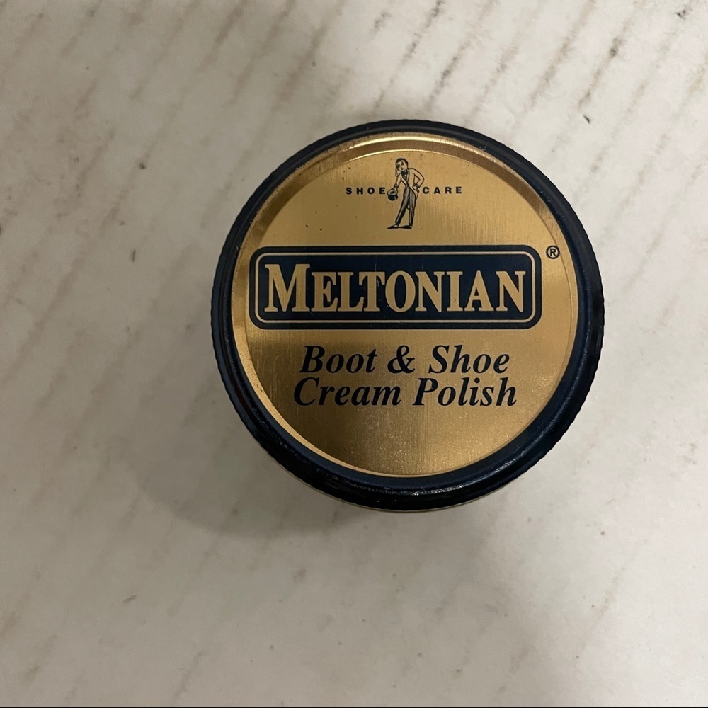 Meltonian Boot and Shoe Cream Beige Taupe HTF